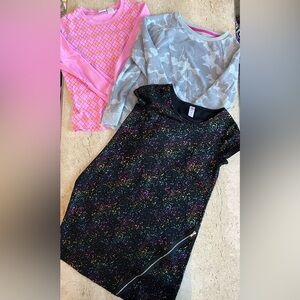 Girl’s Size 16 Cloths Bundle Dress, Shirt, Sweatshirt 3 Pcs